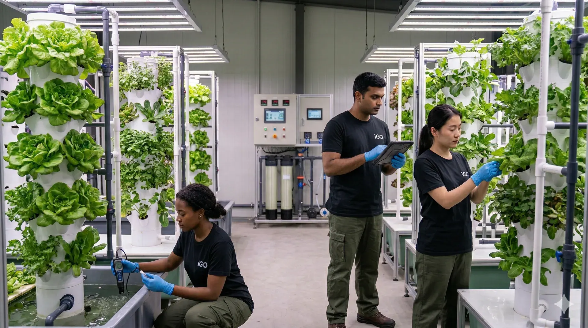 Vertical Hydroponic Towers